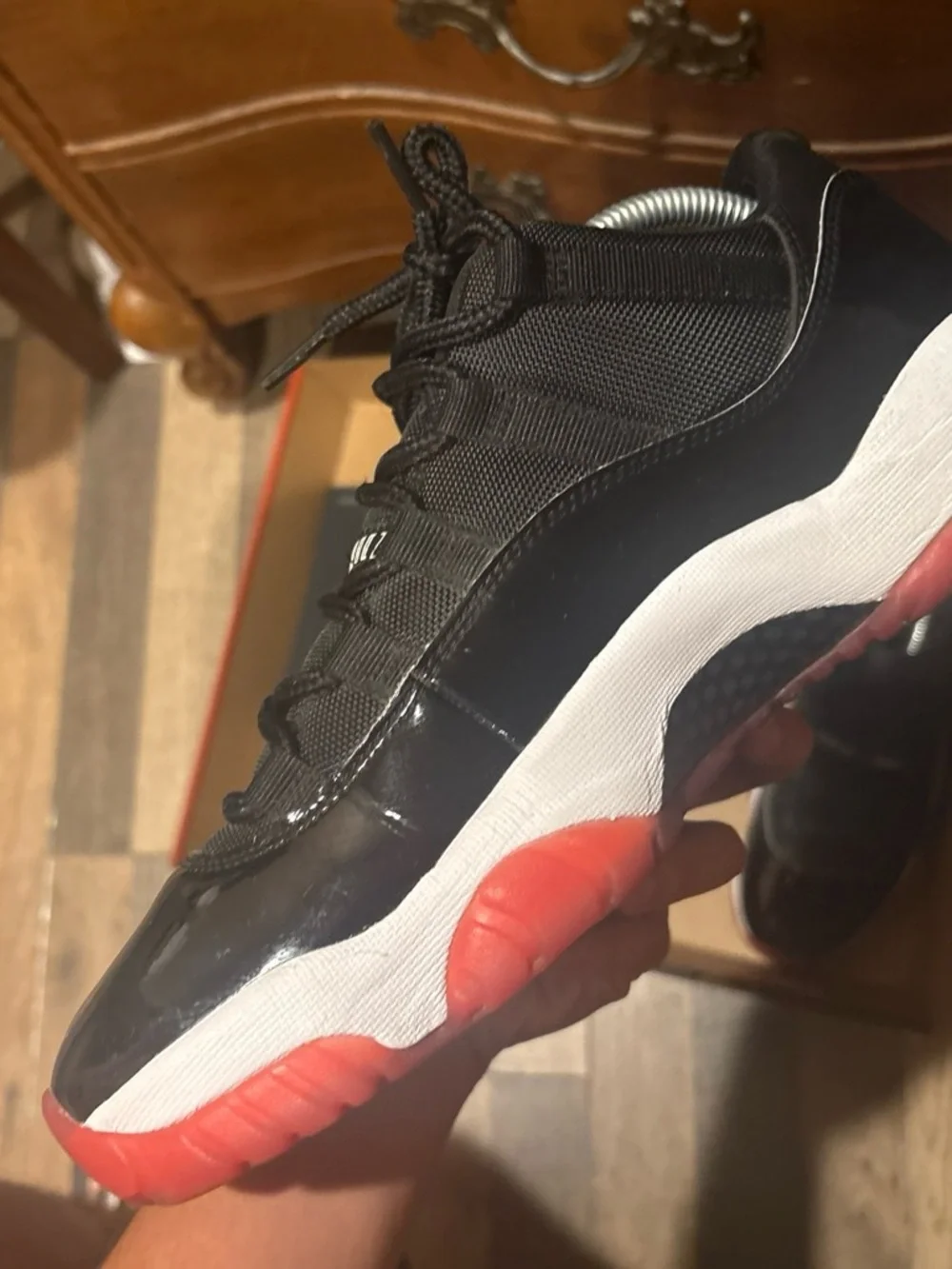 Air Jordan 11 Retro Black/White Men’s Basketball Shoes